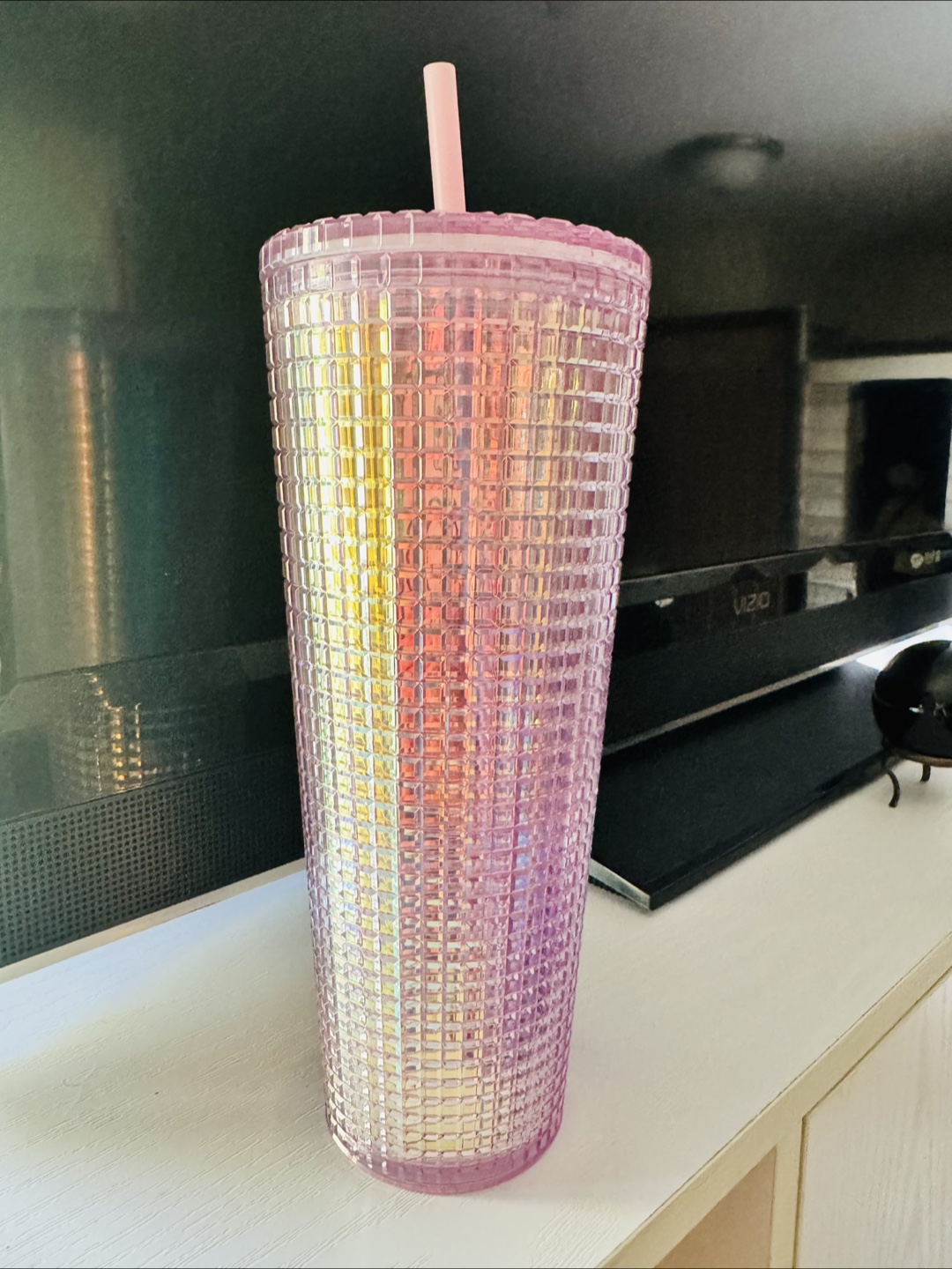 Starbucks Iridescent Grid Cold Cup - photo 3