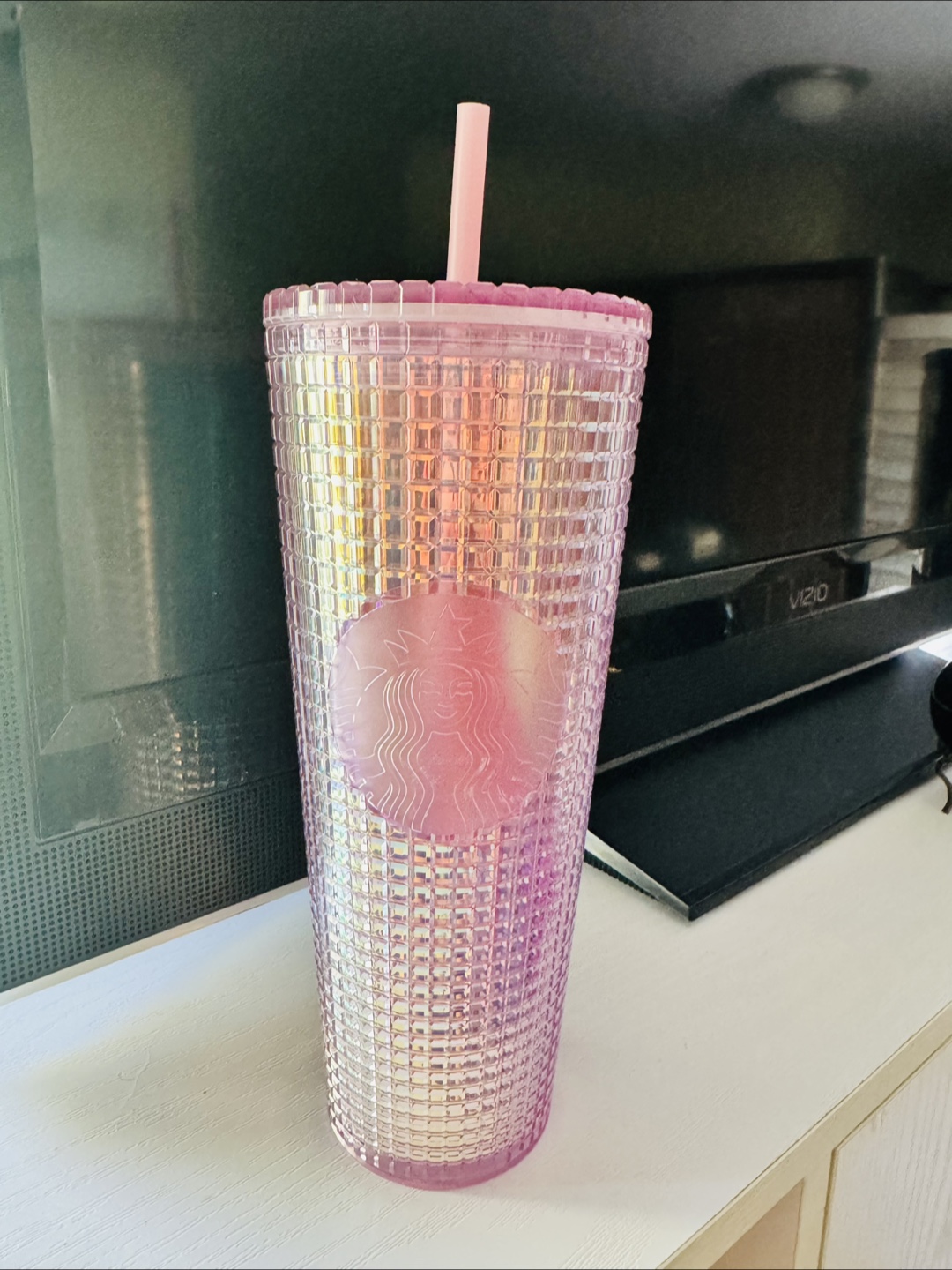 Starbucks Iridescent Grid Cold Cup - photo 2