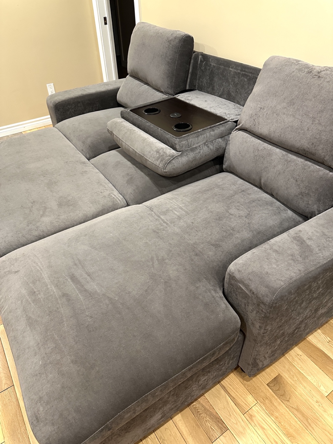 Modern Grey Sectional Sleeper Sofa (CAN DELIVER) - photo 4