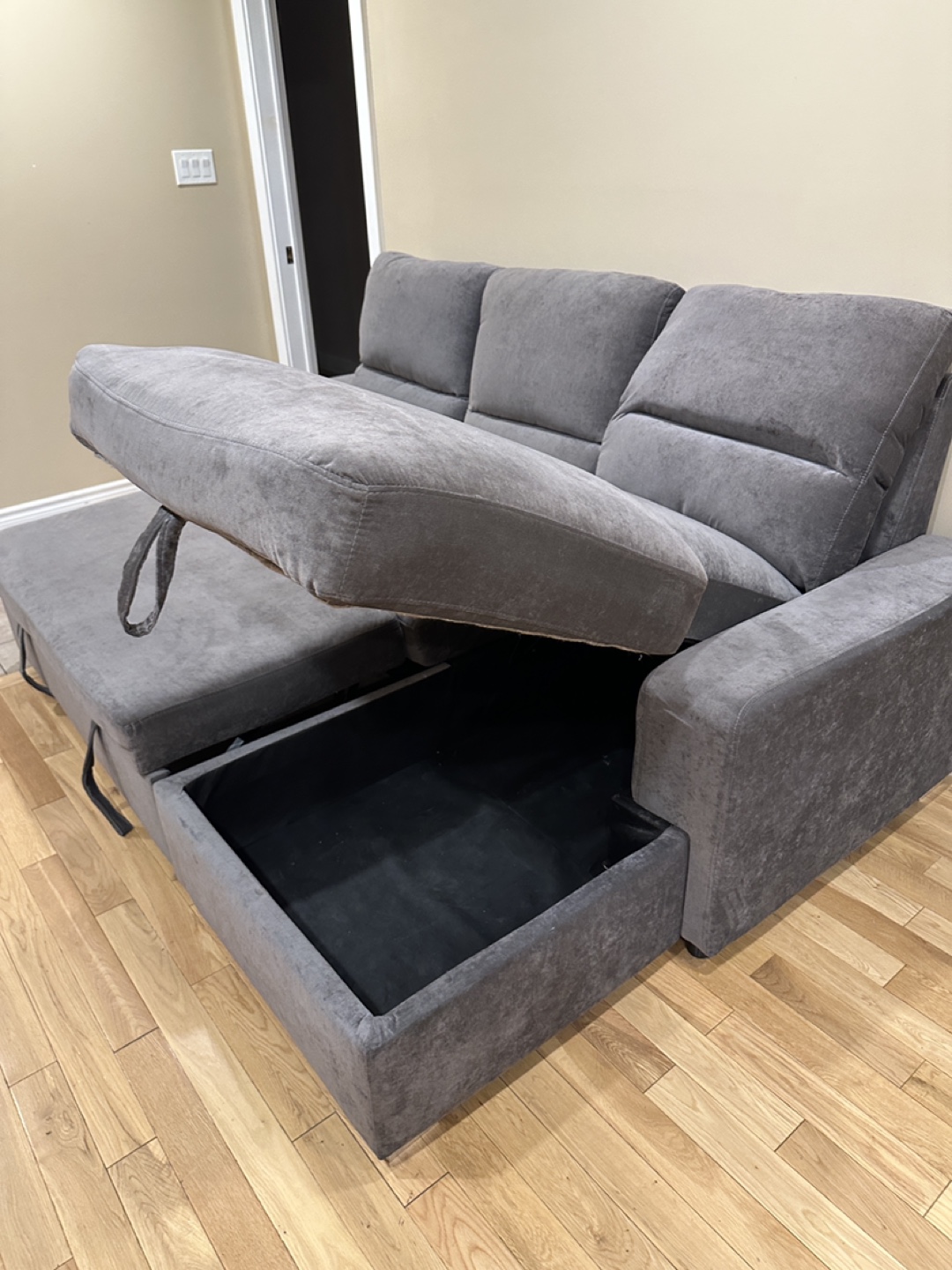 Modern Grey Sectional Sleeper Sofa (CAN DELIVER) - photo 5
