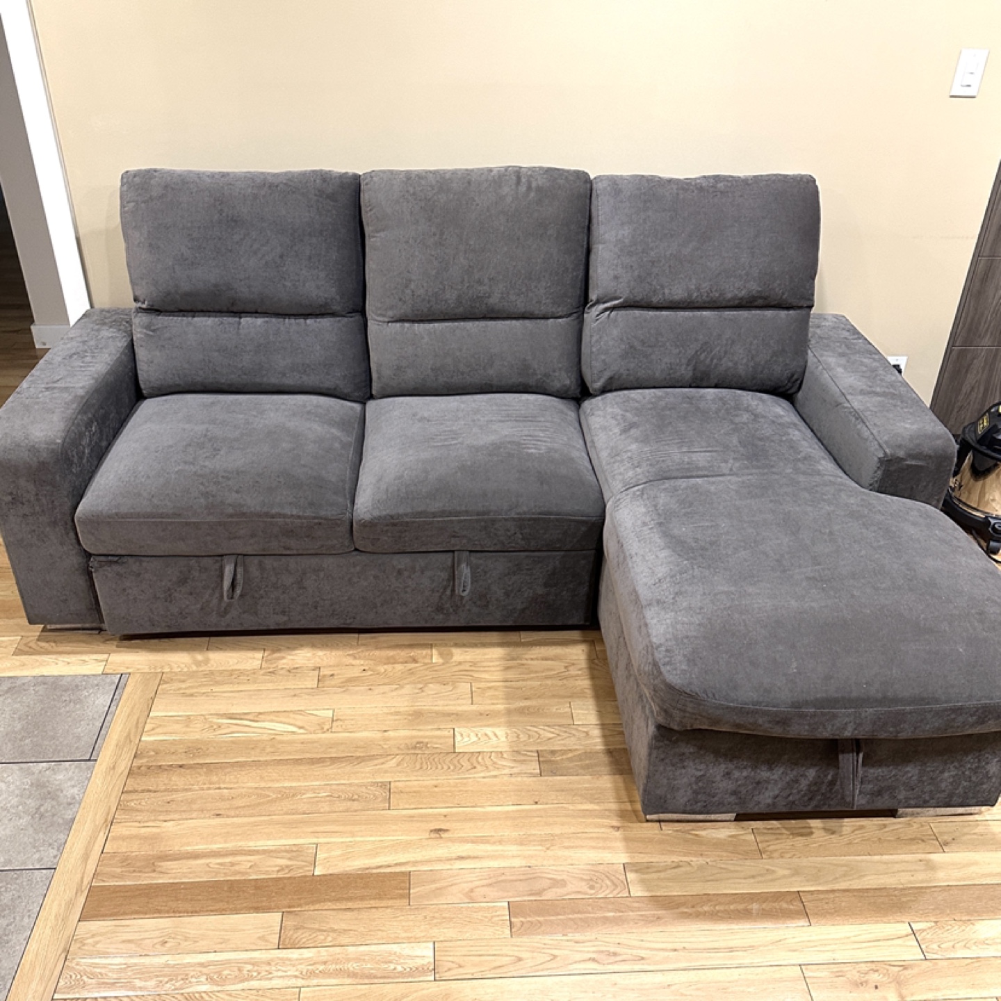Modern Grey Sectional Sleeper Sofa (CAN DELIVER) - photo 2