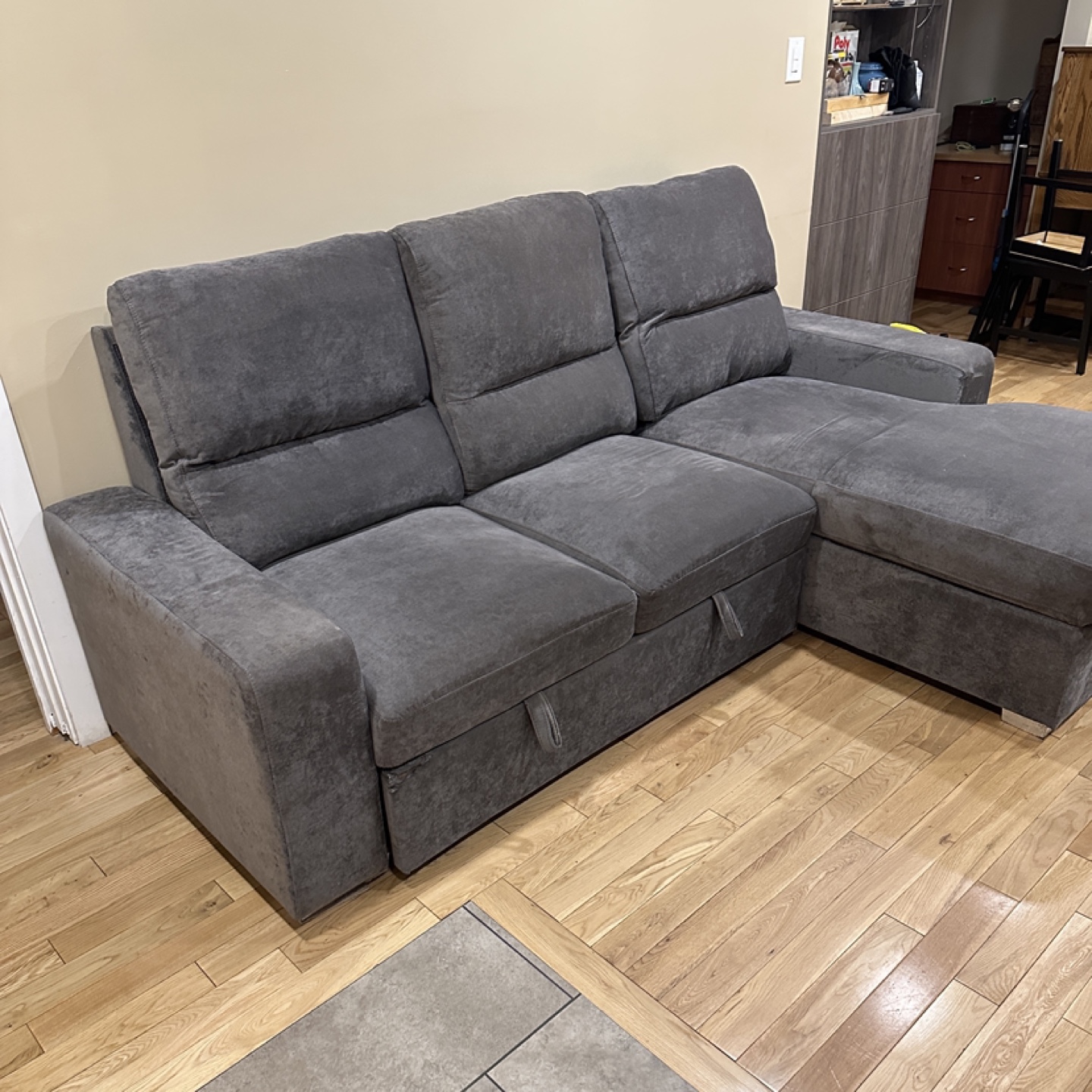Modern Grey Sectional Sleeper Sofa (CAN DELIVER) - photo 3