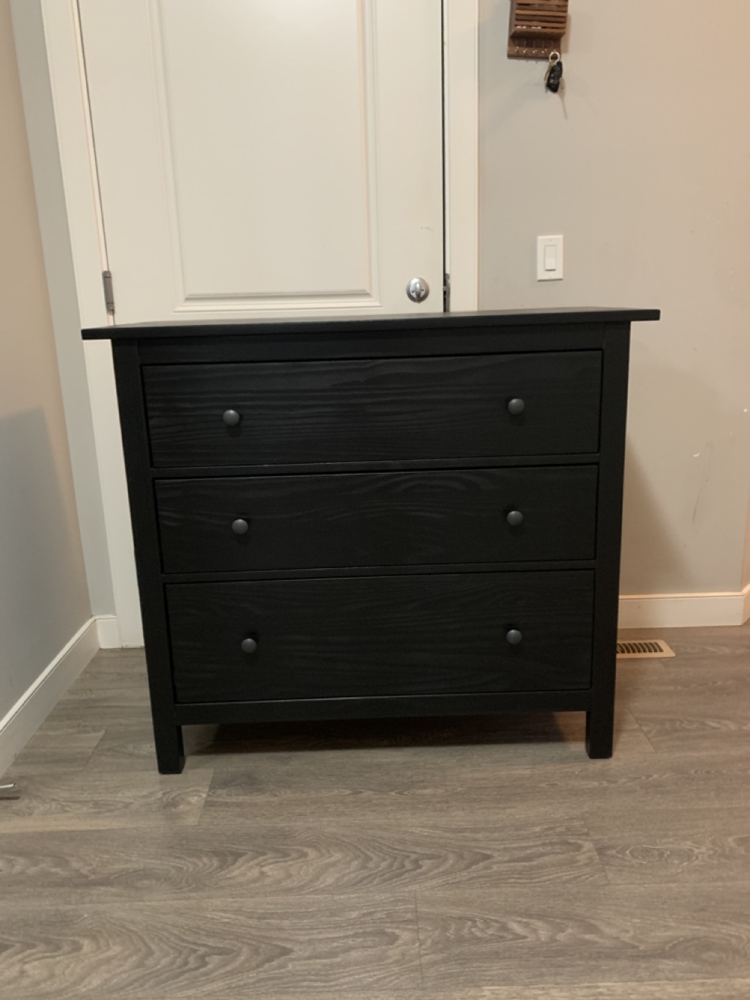 Black dresser