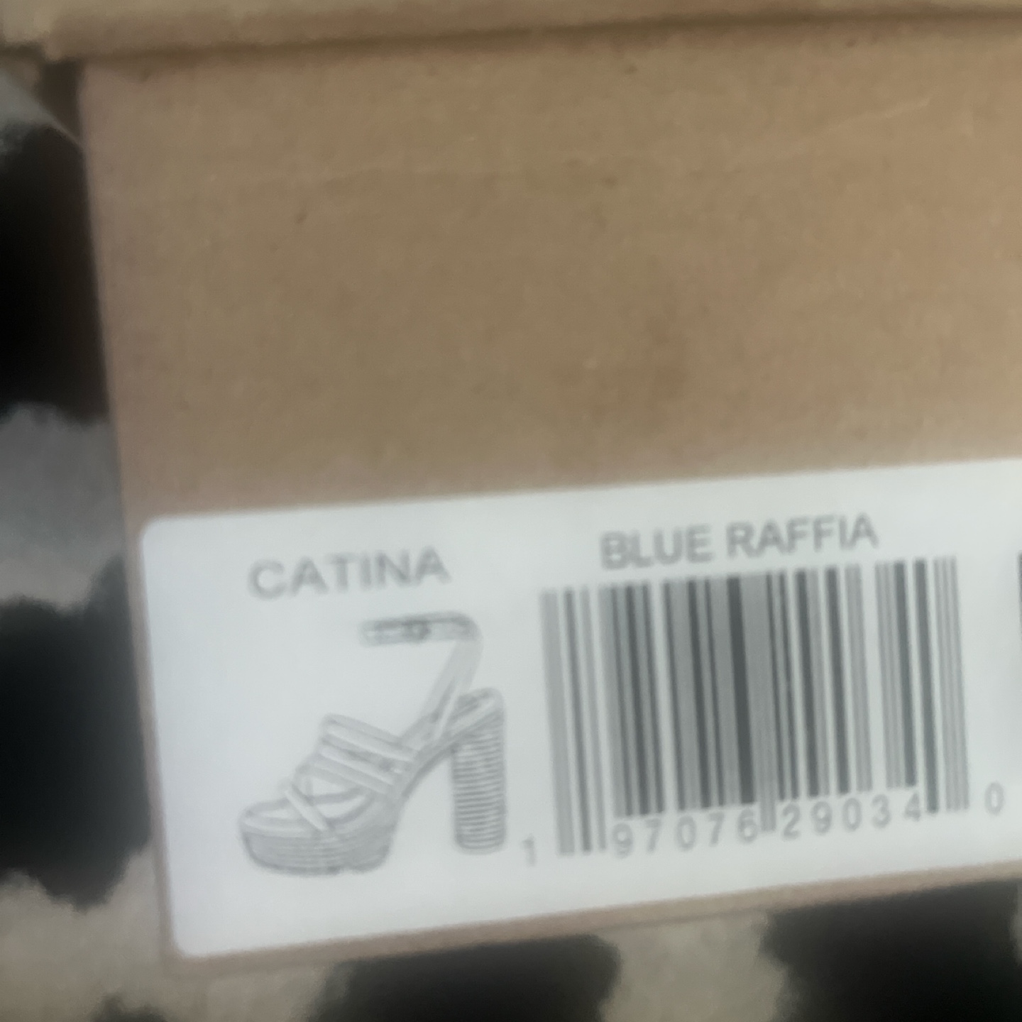 Dolce Vita Catina Blue Raffia Platform Heels - photo 3