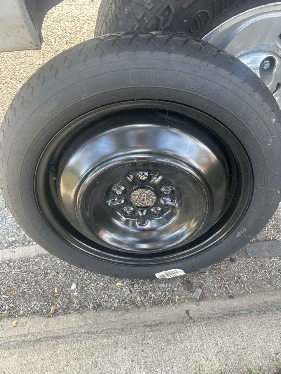 Goodyear T115/70D17 Spare Tire - Black - photo 2