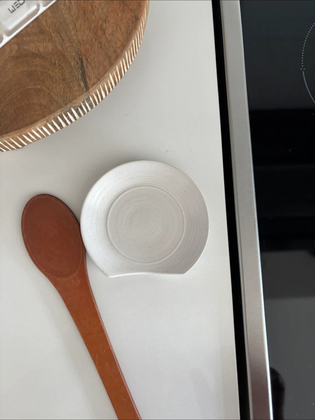 Bee & Willow Home Spoon Rest - Off White thumbnail