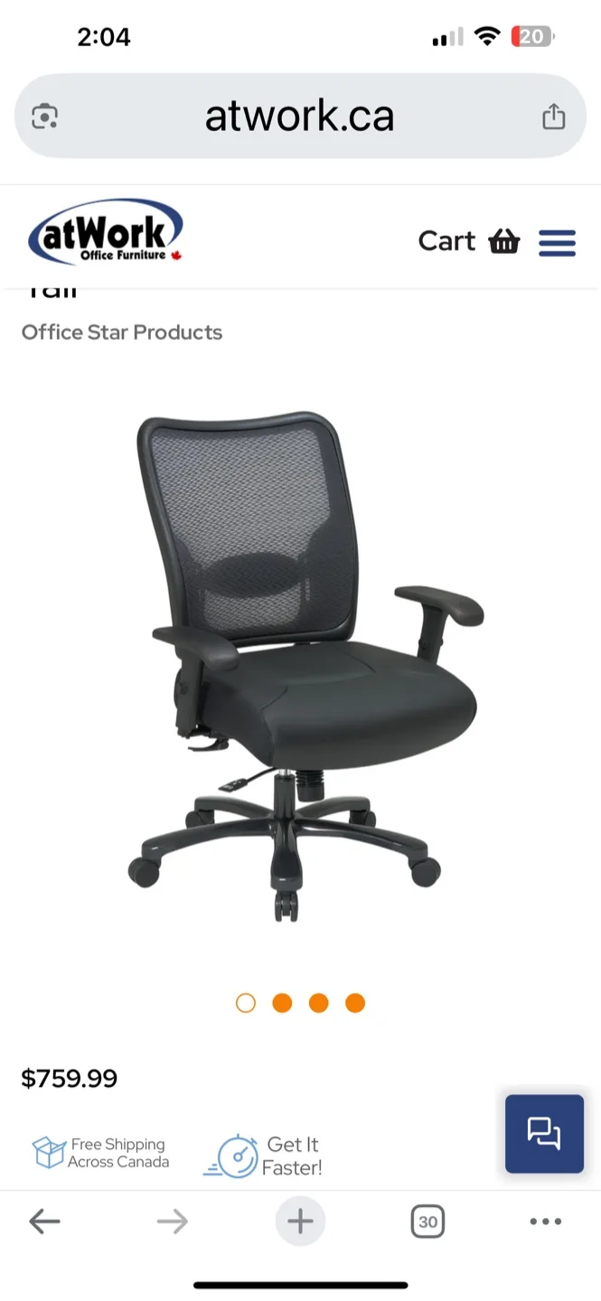Black Mesh Office Chair image indicator(6)