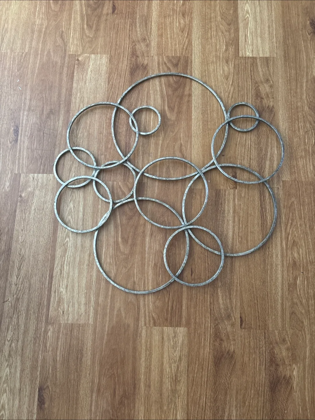3 Metal Circle Wall Decor