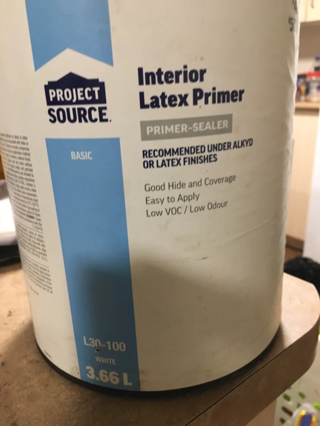 Project Source Interior Latex Primer - 3.66L thumbnail