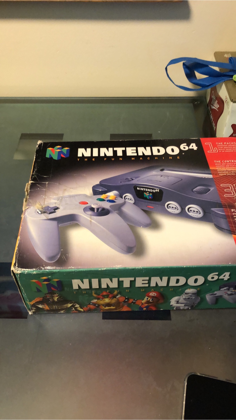 Nintendo 64 in box