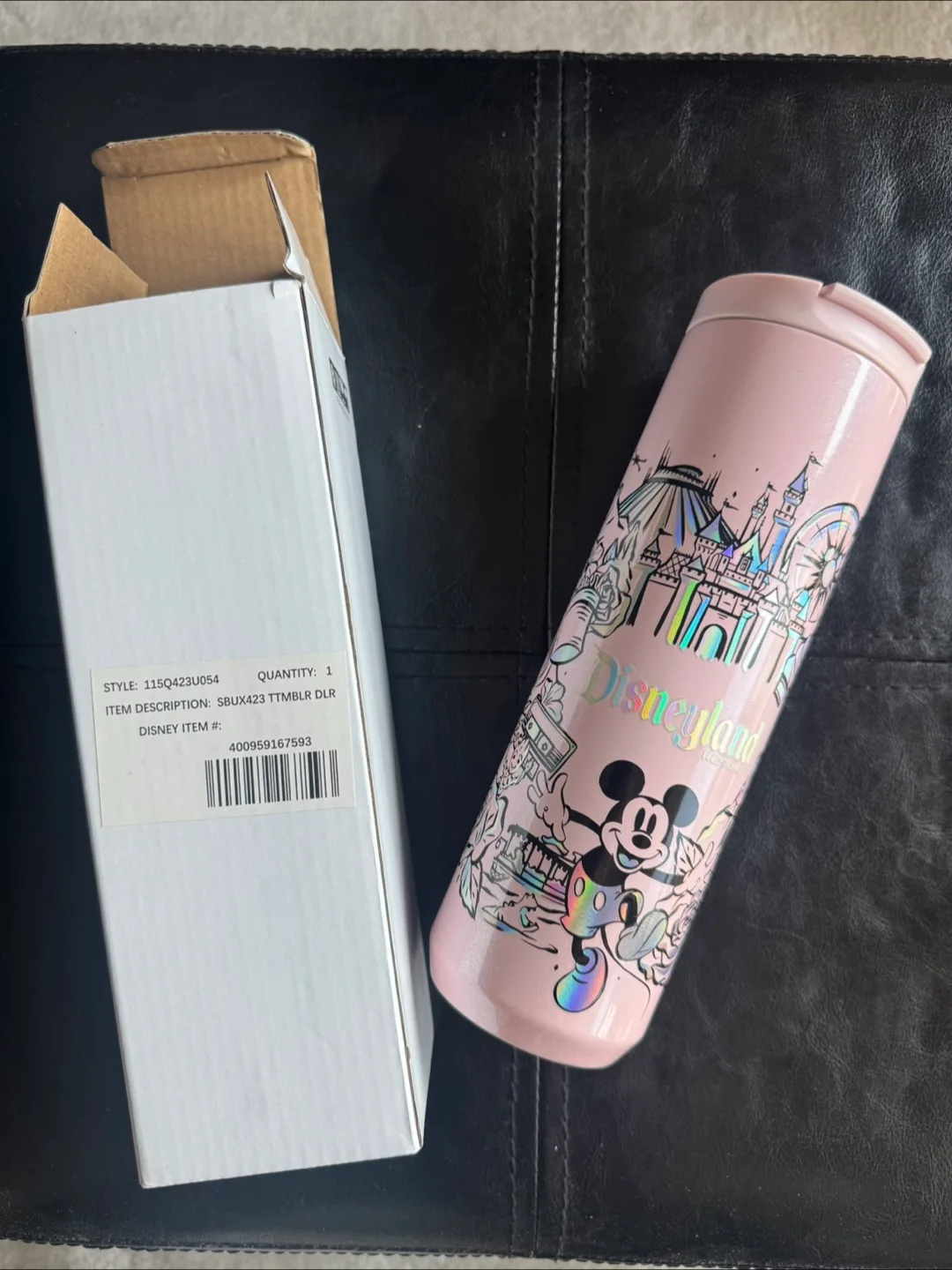 Disneyland Starbucks stainless steel tumbler thumbnail