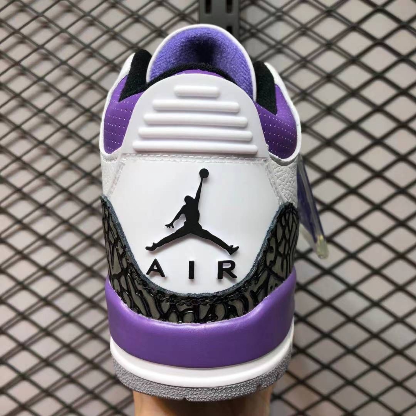 Air Jordan 3 Retro 'Dark Iris' White (Men's 9)
