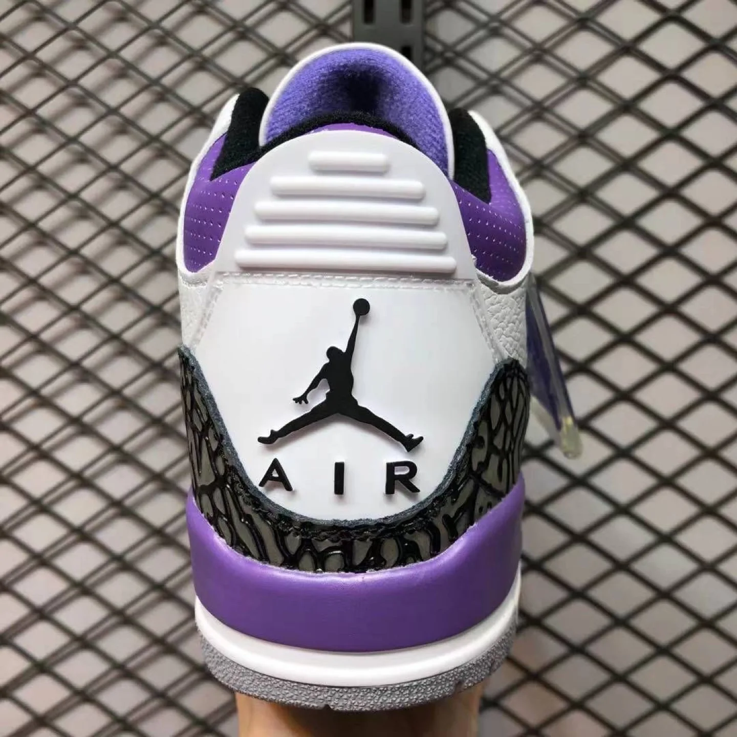 Air Jordan 3 Retro 'Dark Iris' White (Men's 9) thumbnail