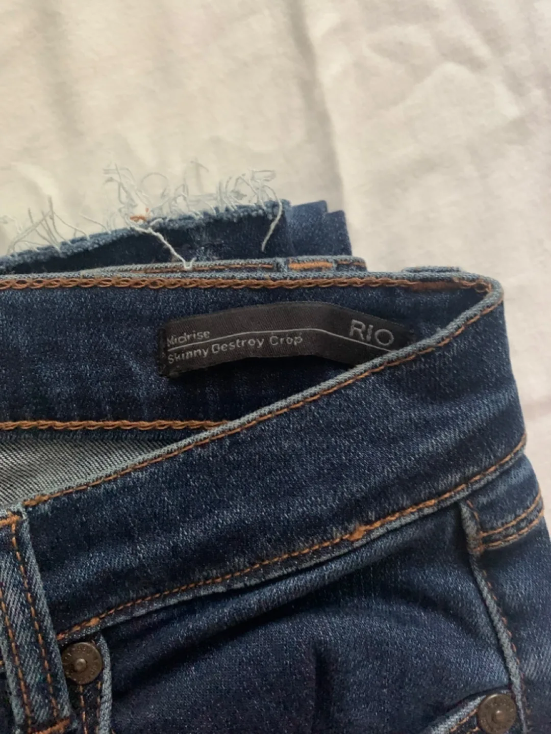 Tailor Made Dark Wash Denim Jeans image indicator(7)