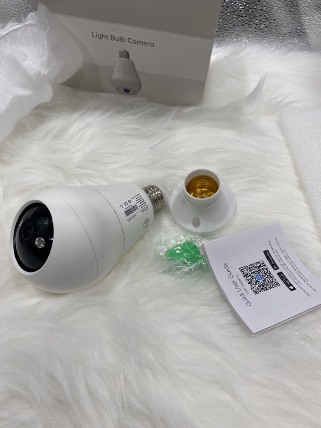 Light Bulb Camera with Box