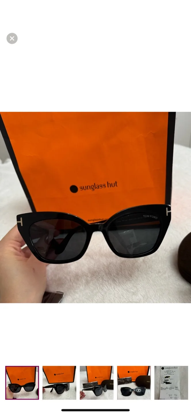 Tom Ford Juliette Black Sunglasses thumbnail