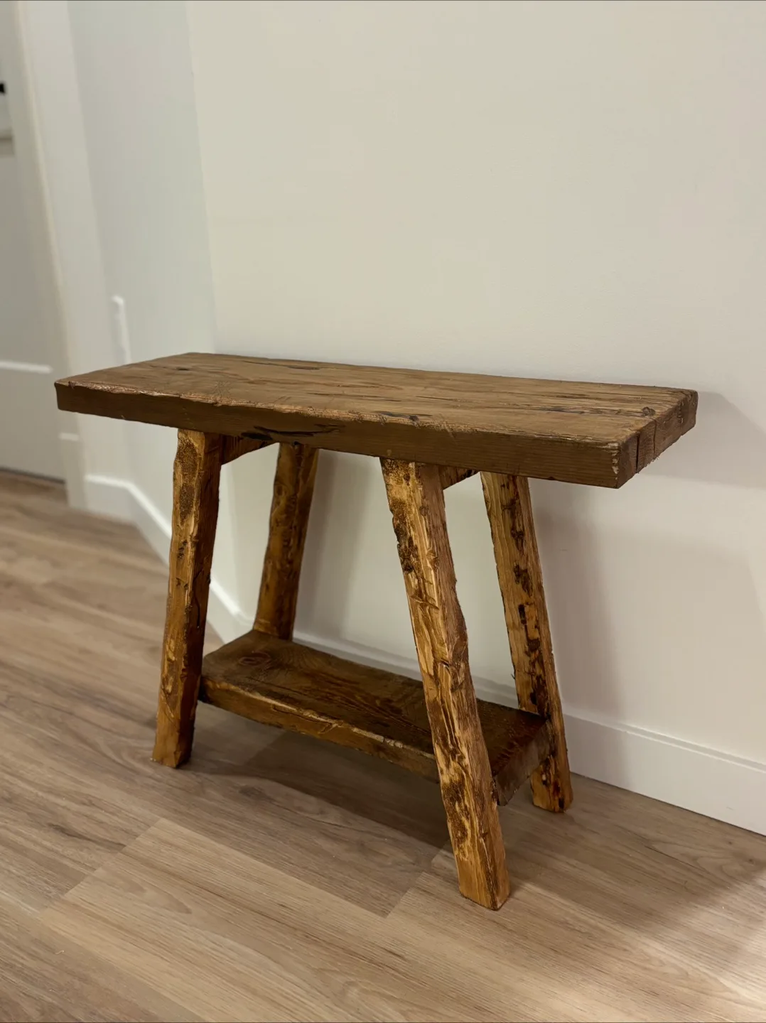 Rustic Wood Side Table image indicator(3)