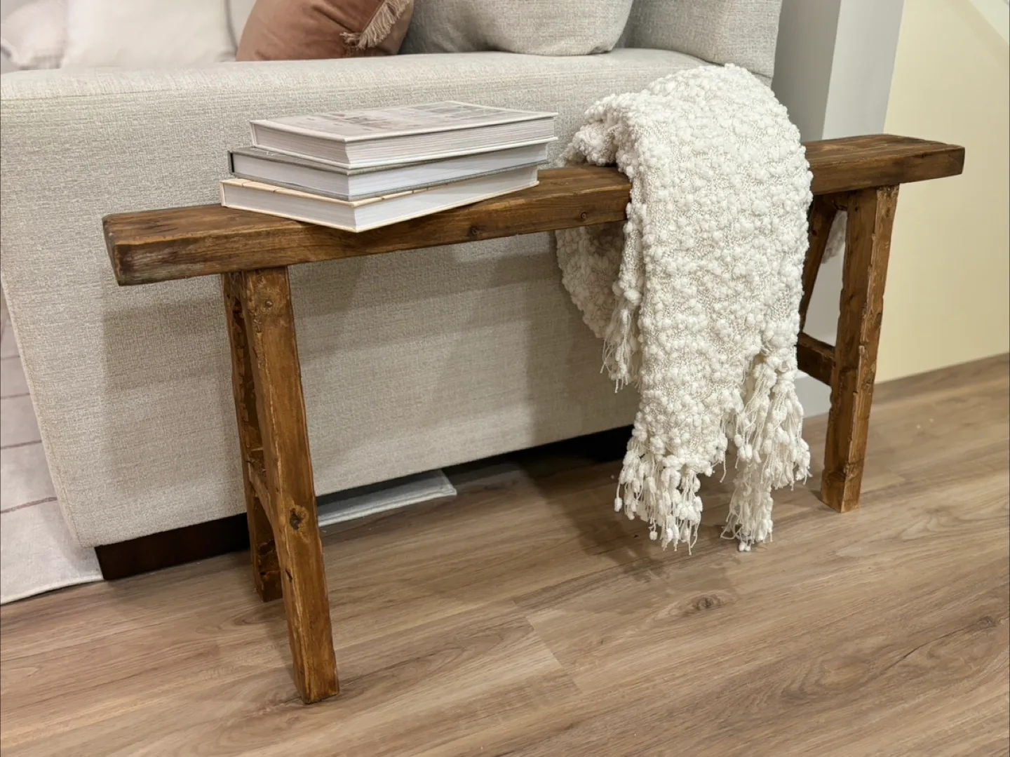 Rustic Wood Bench image indicator(2)