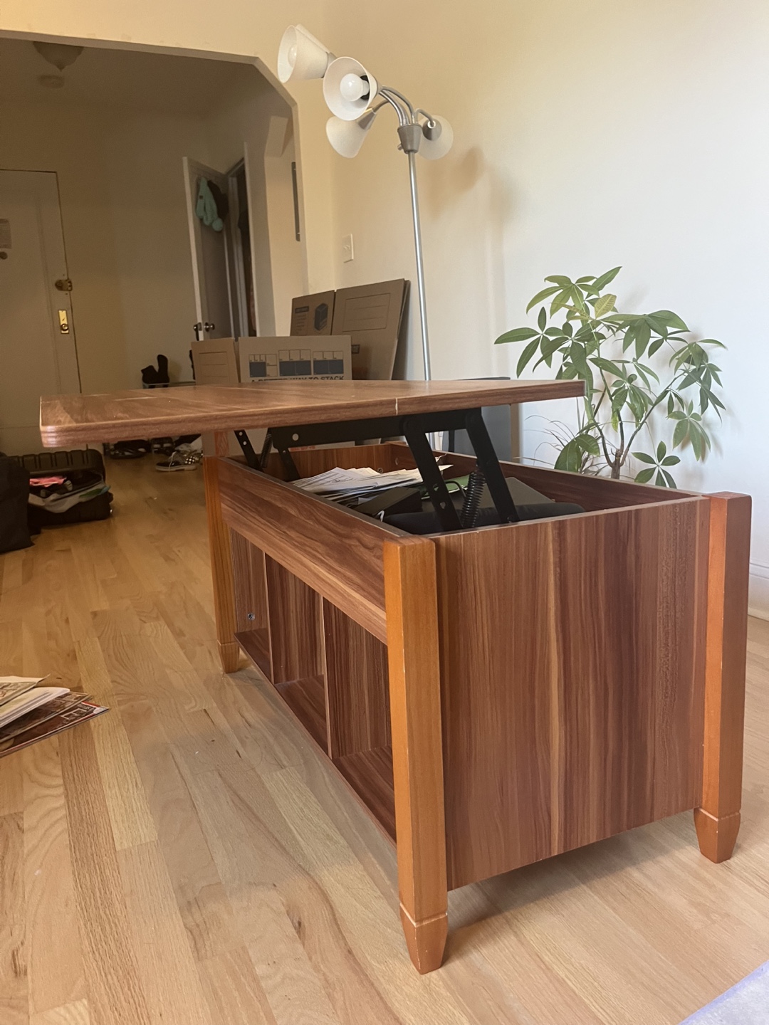 Wood Lift Top Coffee Table - photo 4