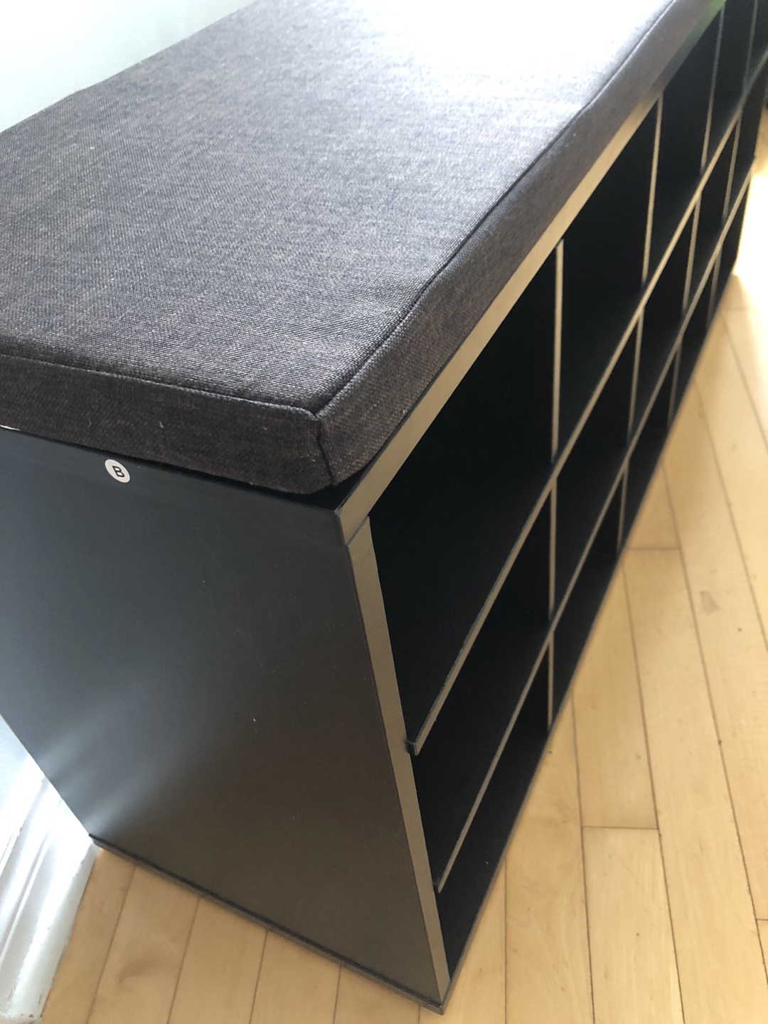 Shoe Storage Bench - Dark Brown - photo 4