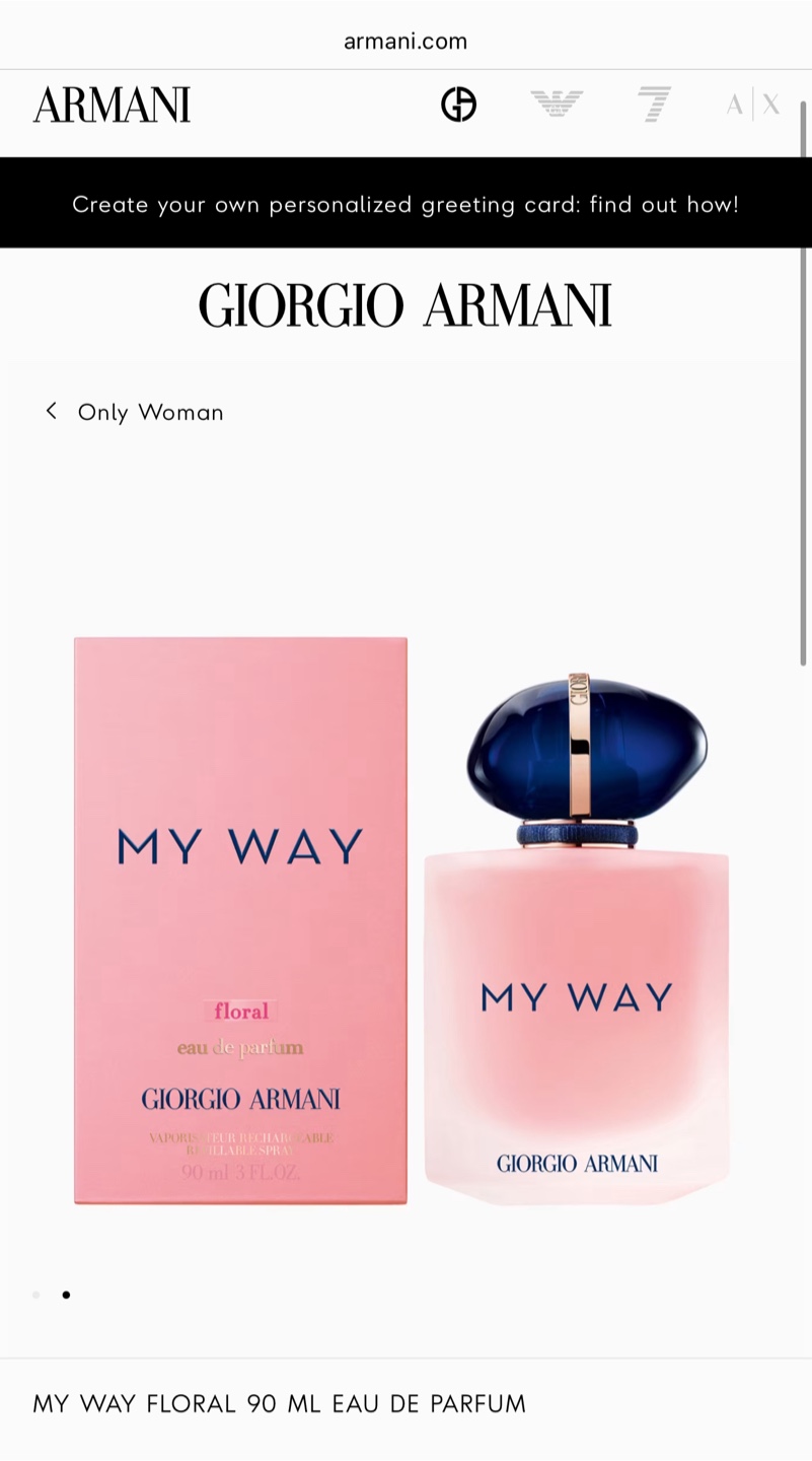 Giorgio Armani - MY WAY FLORAL 90 ML EAU DE PARFUM