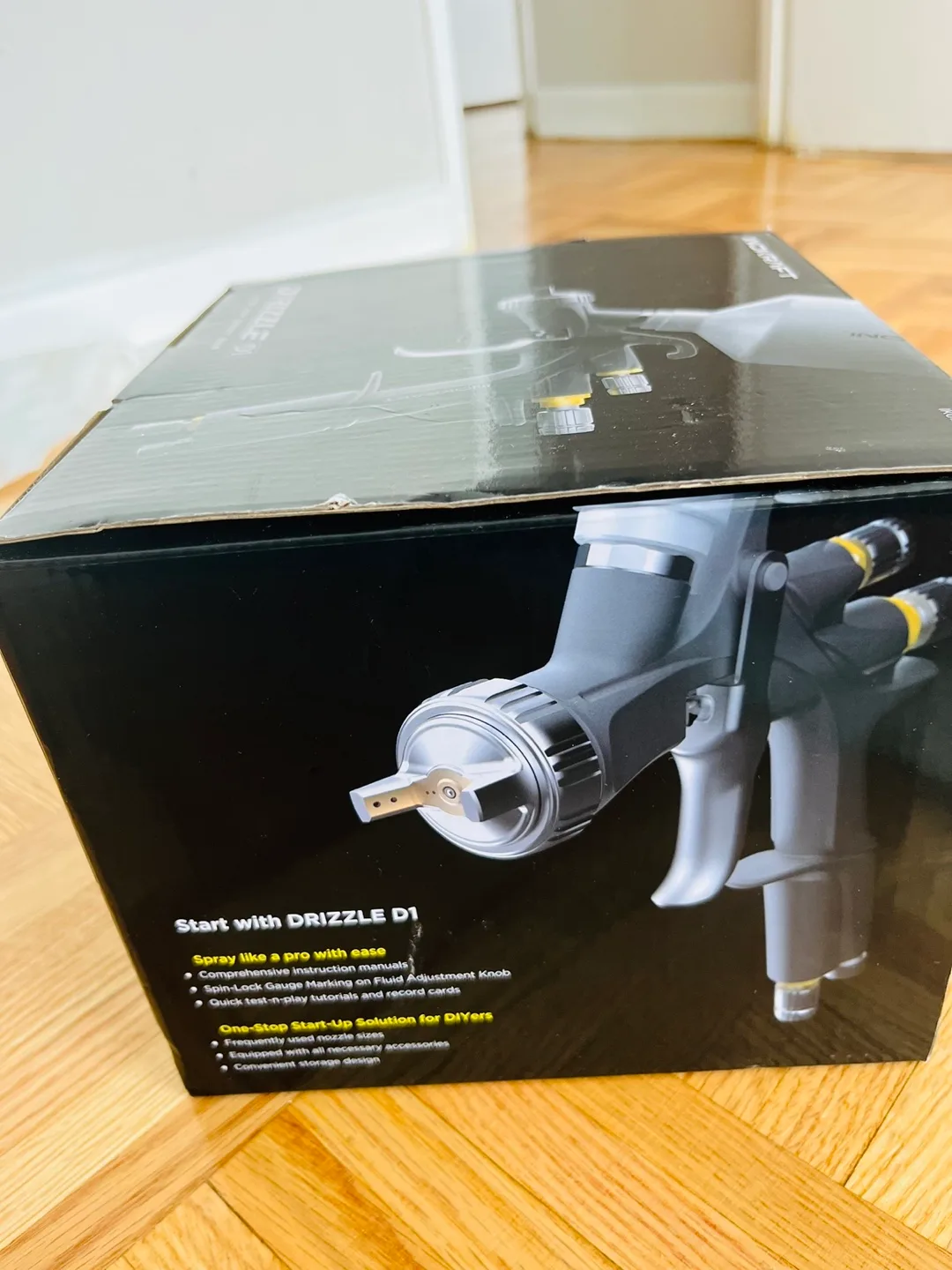 INOKRAFT Drizzle D1 LVLP Air Spray Gun - New in Box! image indicator(3)