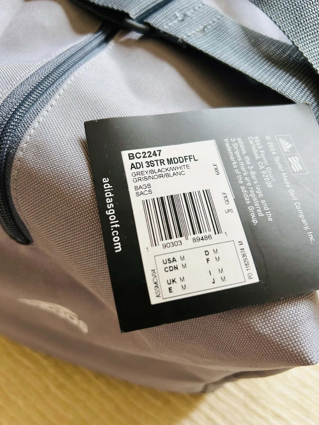 *NEW* Adidas Golf Duffle Bag (Large, Waterproofing, 45L) image indicator(8)