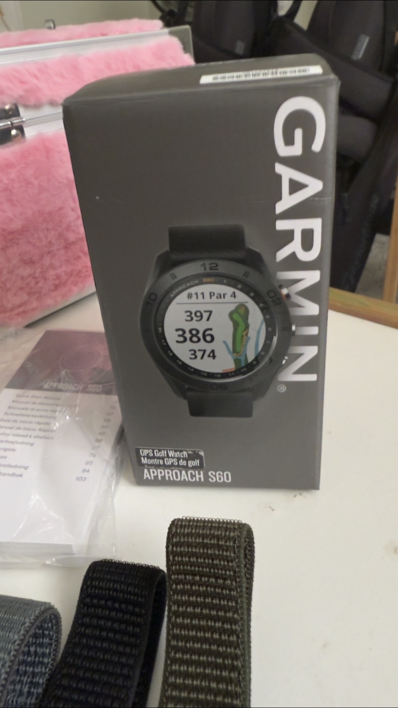 Garmin Approach S60 GPS Golf Watch - Black