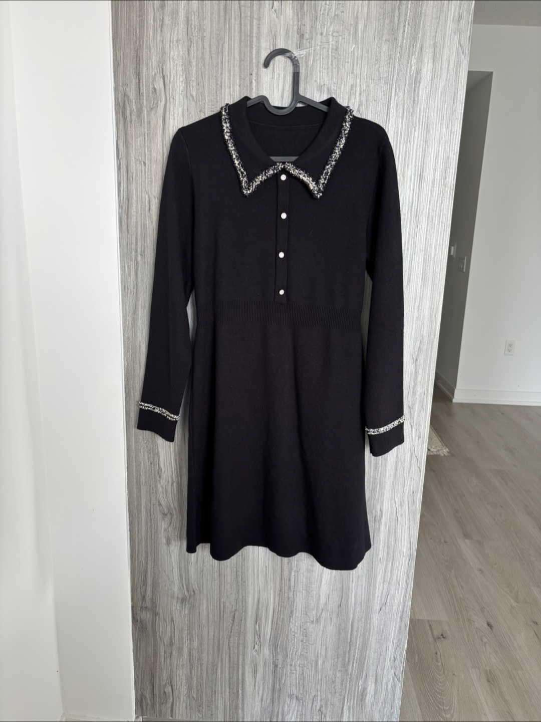 Black Knit Dress