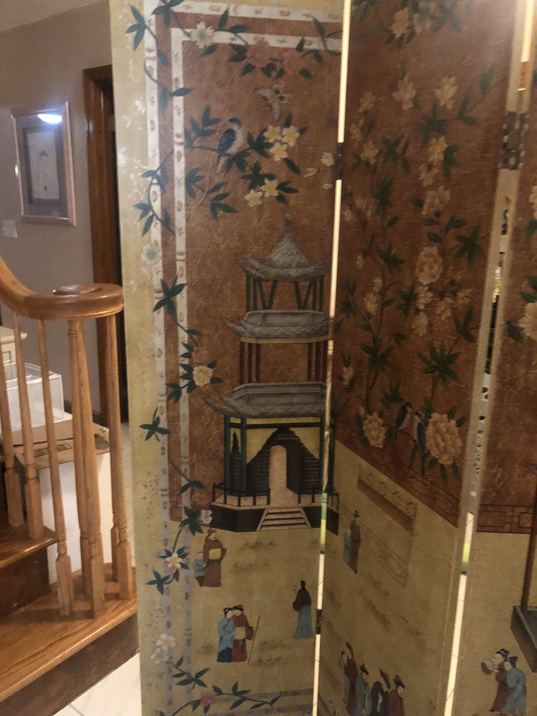 Folding 3 Panel Room Divider - photo 2