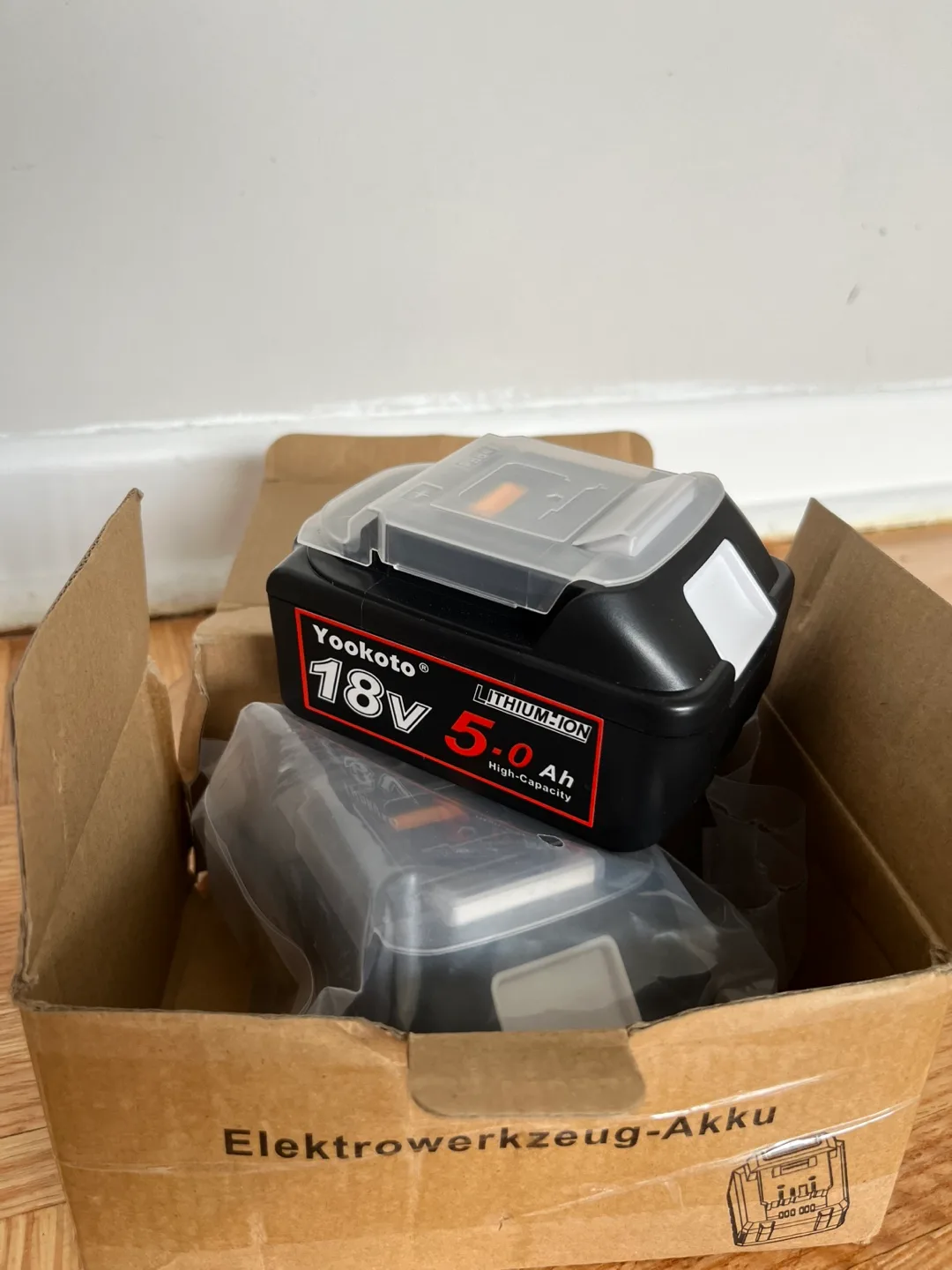 Yookoto 18V 5.0Ah Lithium-Ion Batteries (2) image indicator(2)