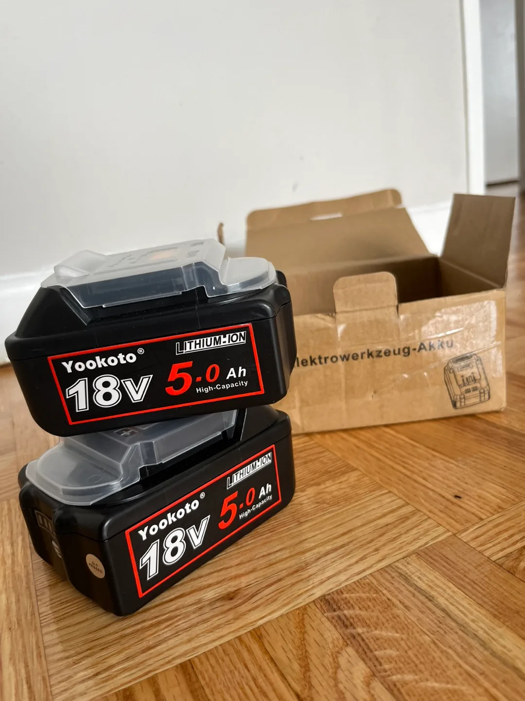 Yookoto 18V 5.0Ah Lithium-Ion Batteries (2) image indicator(3)