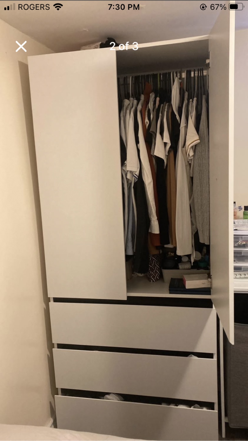 IKEA Wardrobe - White - photo 2