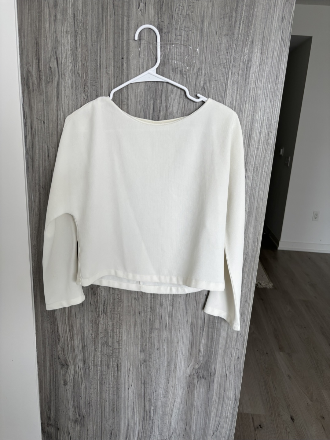 White Long Sleeve Top