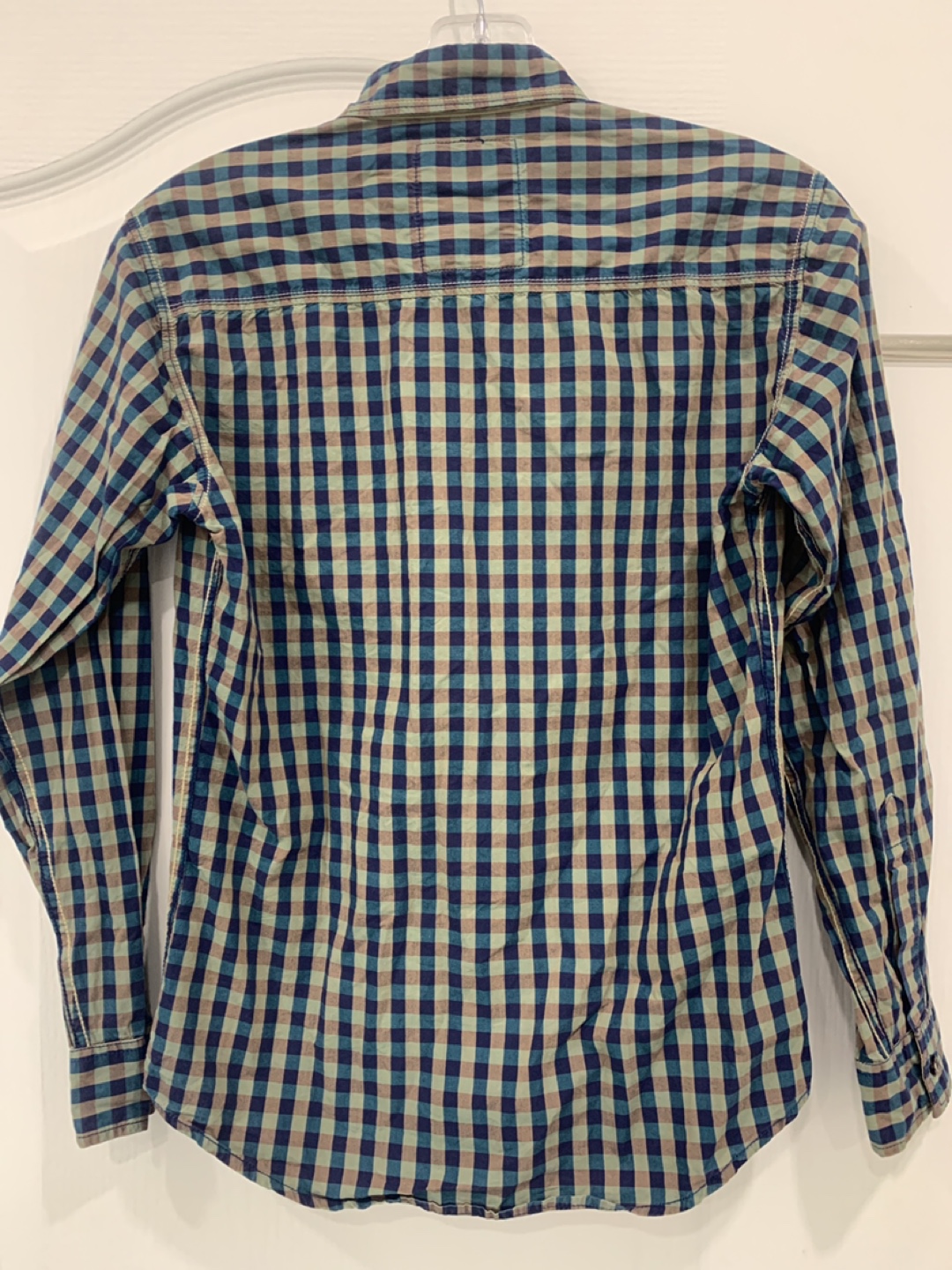 Checkered Long Sleeve Shirt - Size 12 - photo 2
