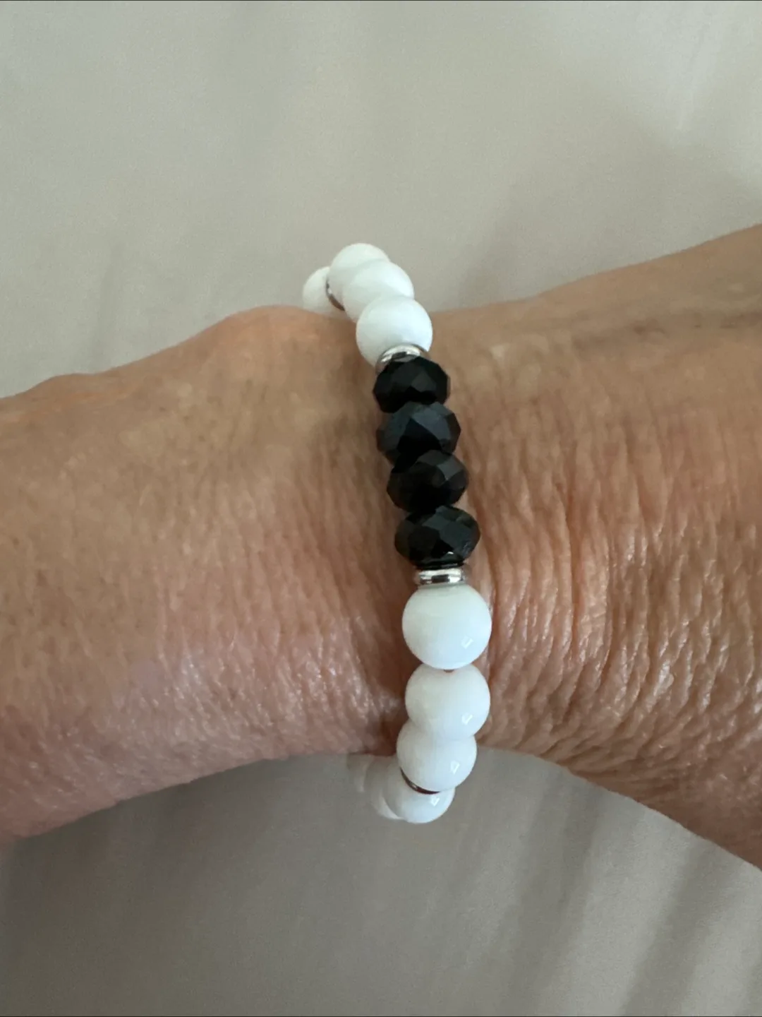 Swarovski Jet Rondelle Crystal Bracelet image indicator(3)