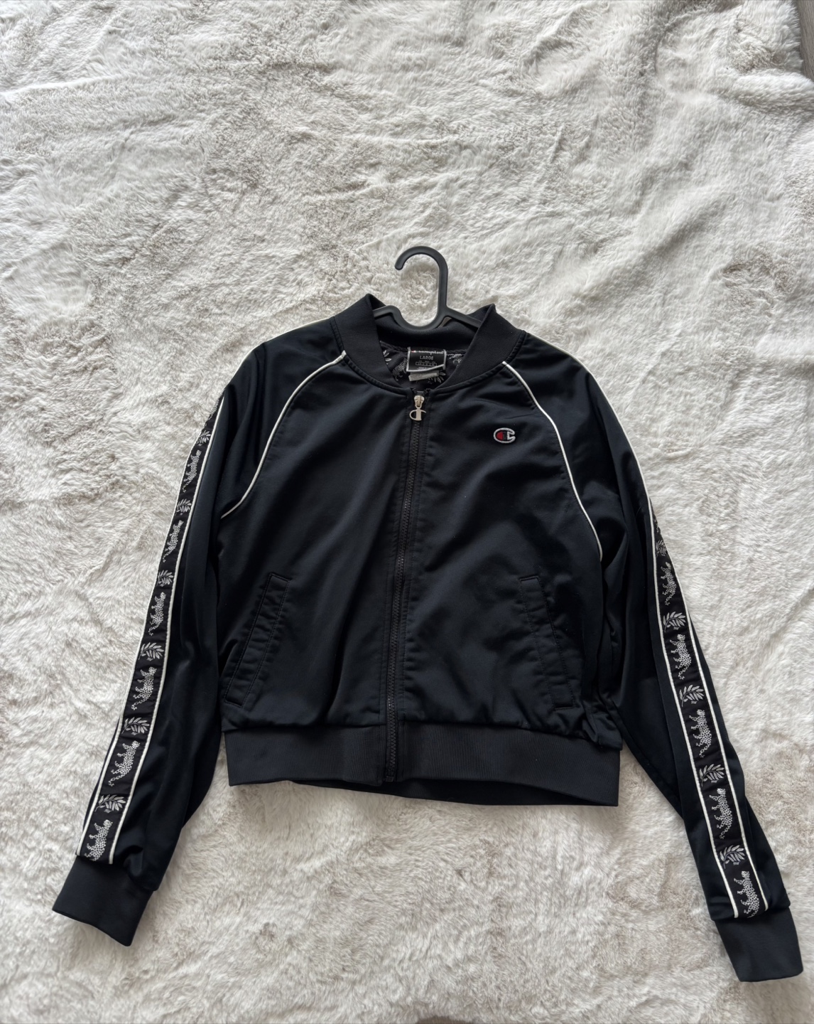 Champion Black Track Jacket - photo 2