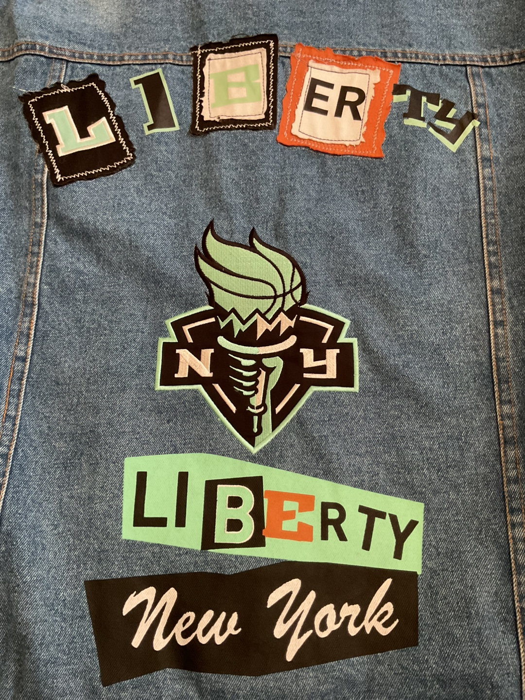 FISLL Denim Jacket - New York Liberty - Size 2xl - photo 4