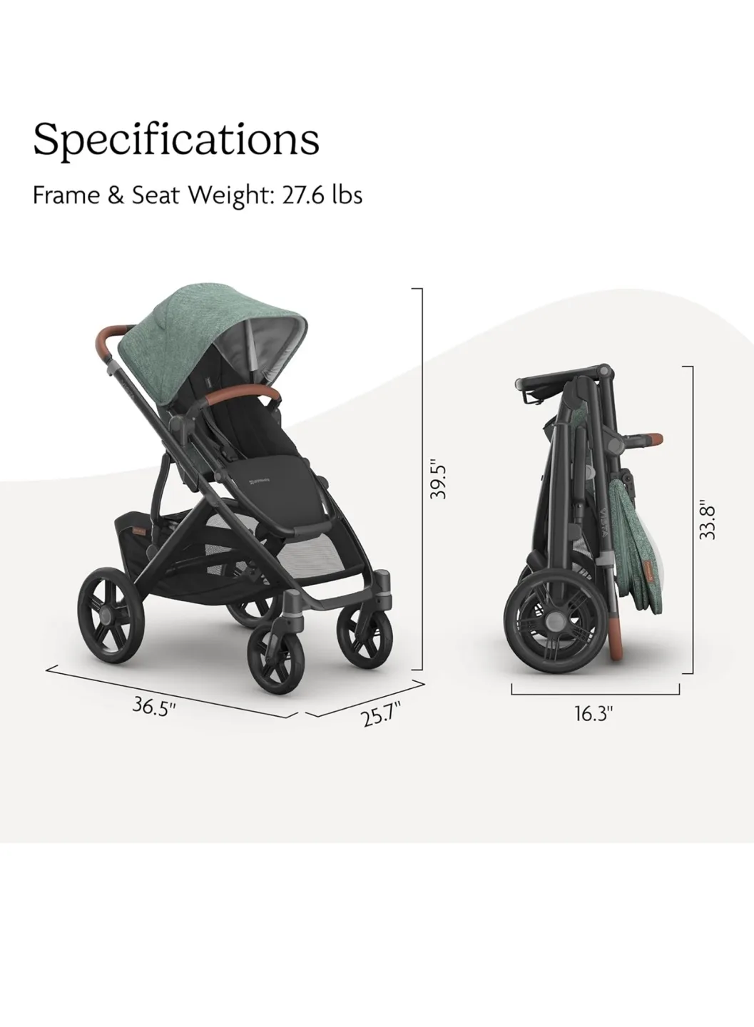 UPPAbaby Vista V2 Stroller - Green image indicator(2)