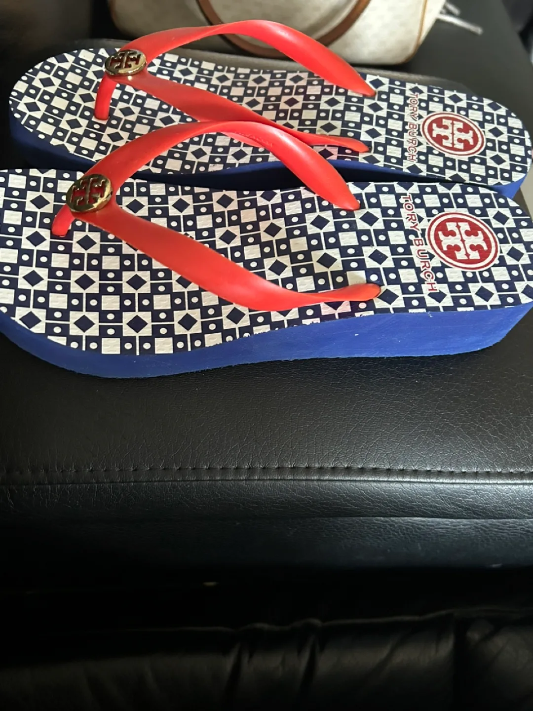 Tory Burch Flip Flops, Size 8 image indicator(2)