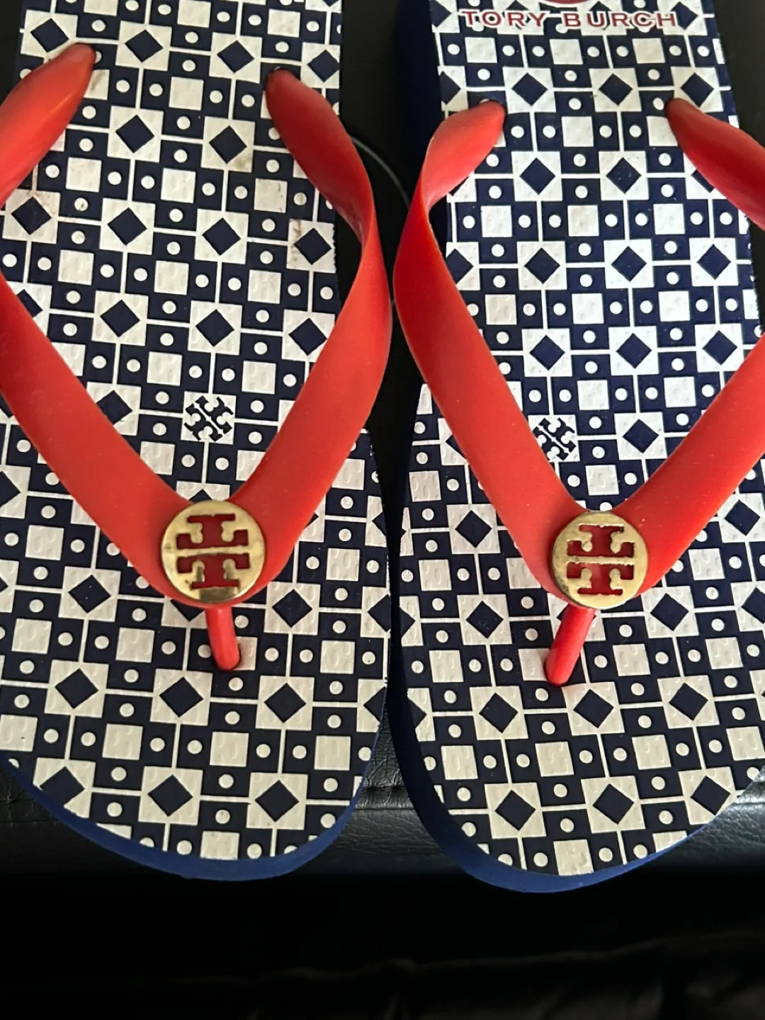 Tory Burch Flip Flops, Size 8 thumbnail