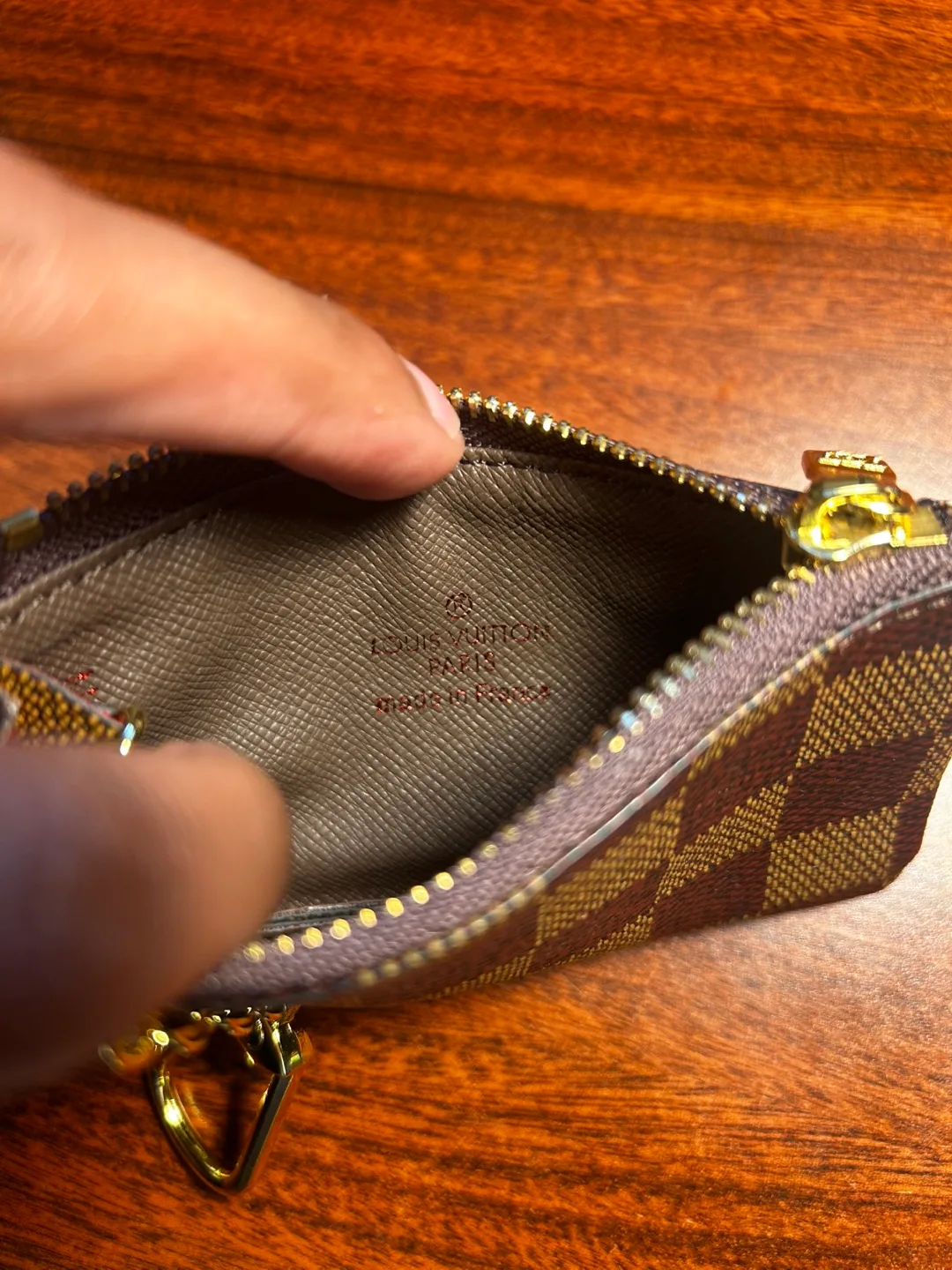 Louis Vuitton Damier Ebene Key Pouch image indicator(4)