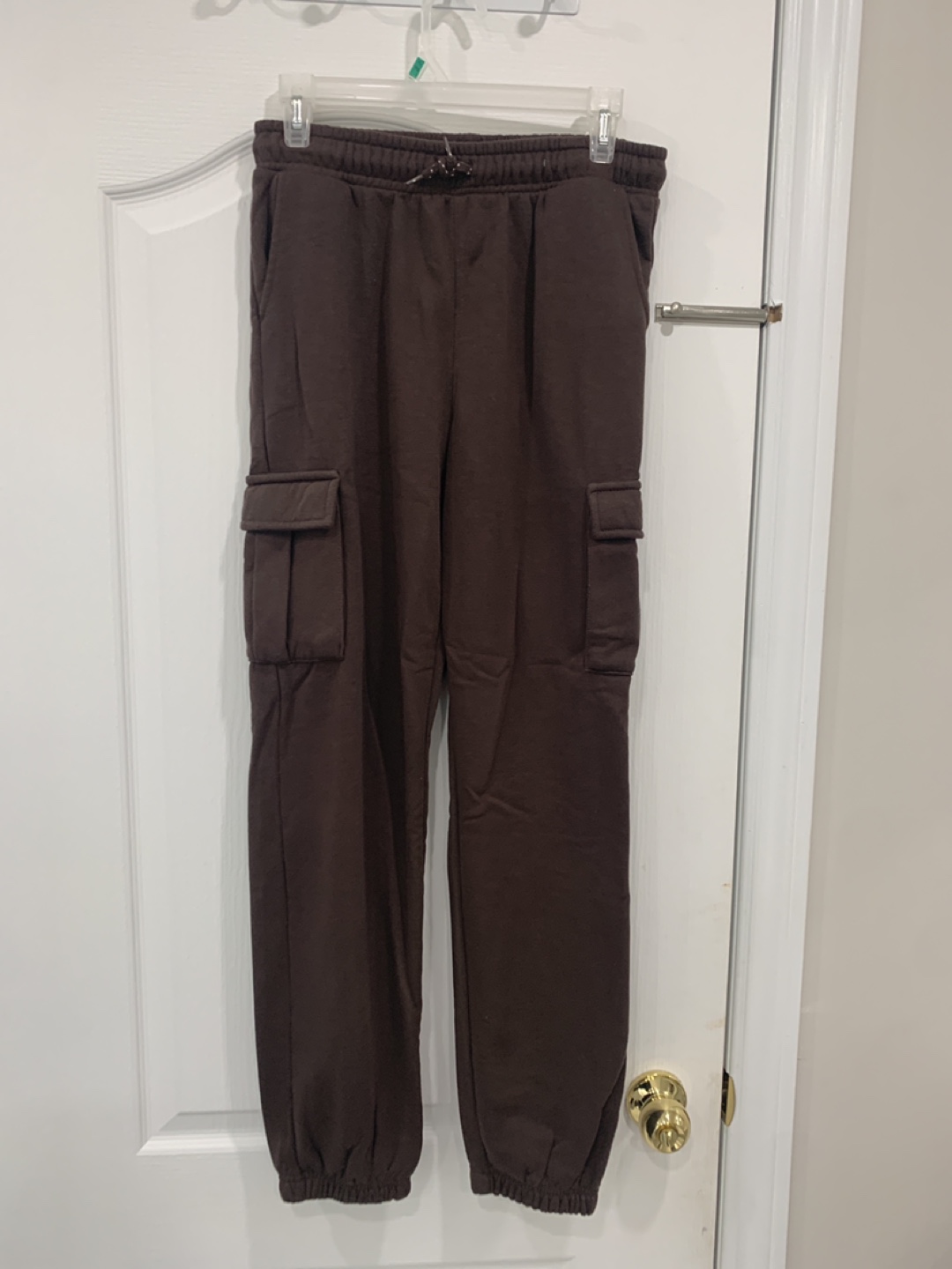 Brown Cargo Sweatpants - photo 2