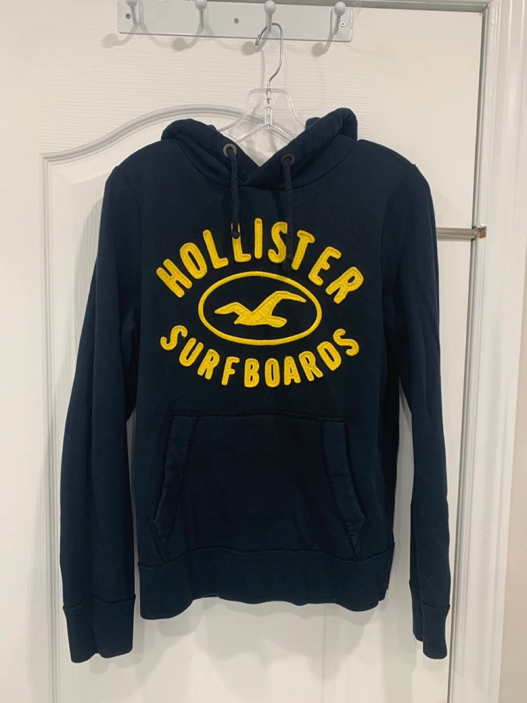 Uni-sex Hollister Surfboards Navy Blue Hoodie thumbnail