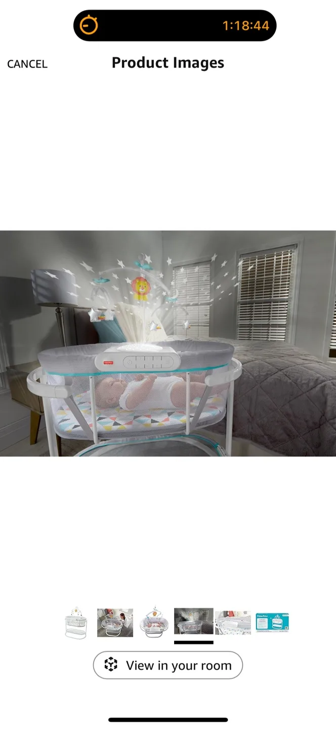 Fisher Price Bassinet- soothing motions image indicator(2)