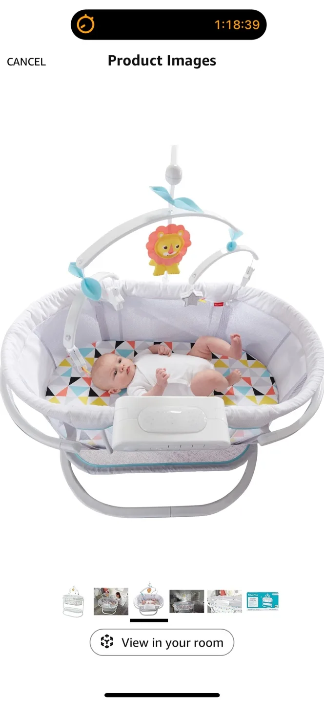 Fisher Price Bassinet- soothing motions image indicator(3)