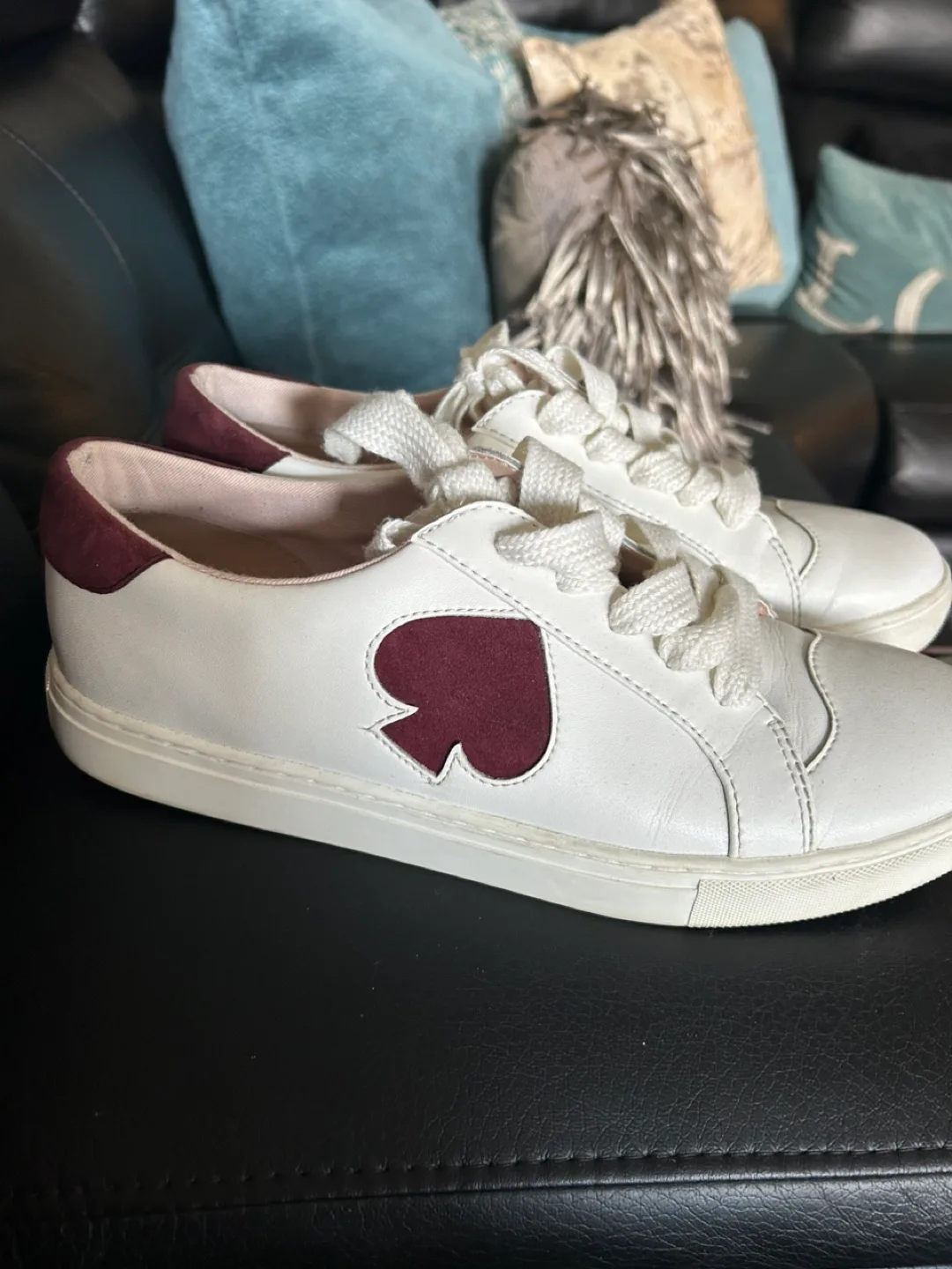 Kate Spade FEZ White Leather Sneakers - US 11 image indicator(2)