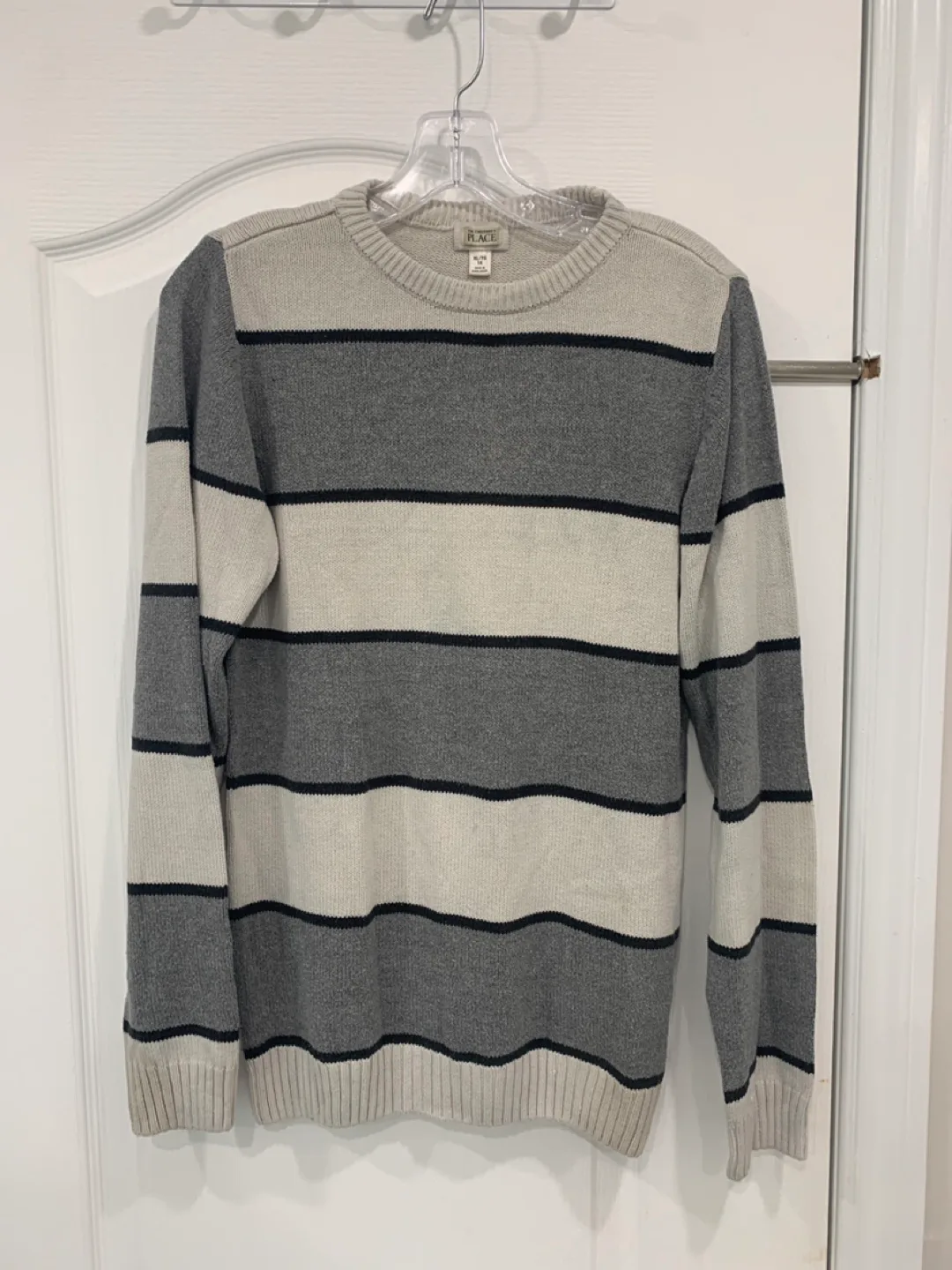 The Children's Place Striped Sweater, Size M thumbnail