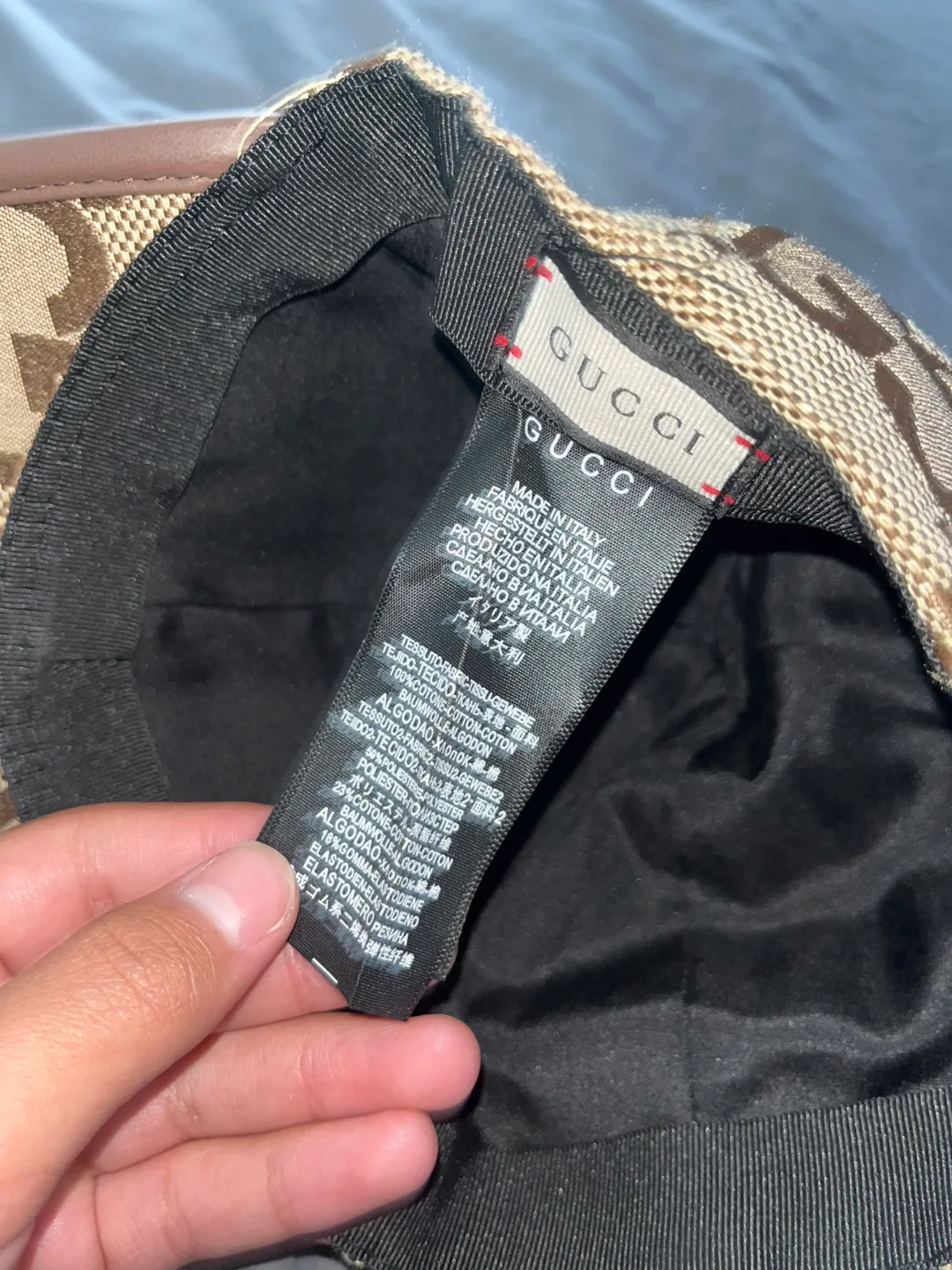 1:1 Gucci GG Canvas Cap image indicator(5)