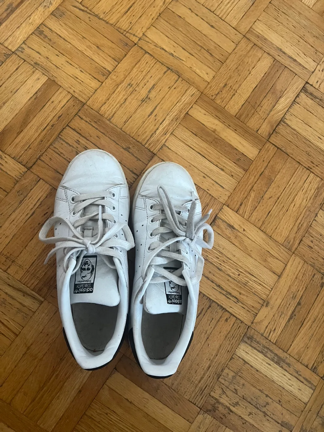 Adidas Stan Smith White Sneakers - Size 6 thumbnail